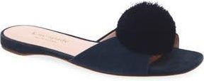 Kate Spade New York amour pom slide sandal in Blazer Blue at Nordstrom Rack, Size 6.5