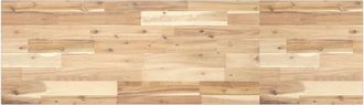 vidaXL Vidaxl - Estante Flotante Madera Maciza De Acacia Sin Tratar 120x40x2 Cm