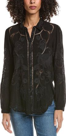 Johnny Was Chryssie Camp Shirt