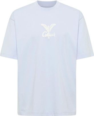Carlo Colucci T-Shirts - Heren - T-shirts - Blauw - 2XL - Tops