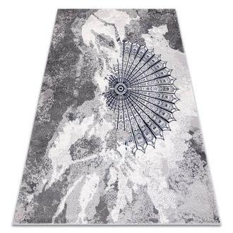 RugsX RugsX Allure Rug in Grey | Size: 140 cm x 190 cm