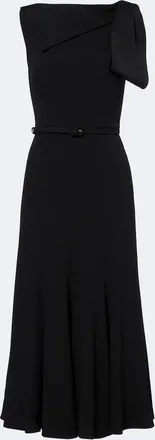 Roland Mouret Bow-detail belted midi dress