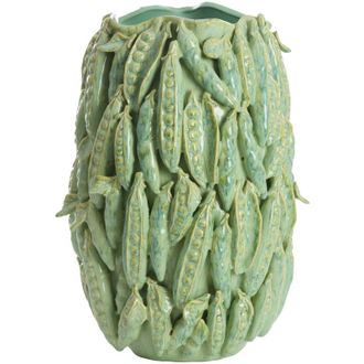 Light & Living Light&living - Vaso De Cer&aacute;mica Faba Verde Menta - 31,5x30,5x45