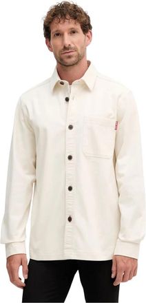 Joop Denim Shirt - Heren - Casual Overhemden - Beige - M - Denim - Overhemden