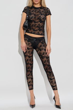 Diesel Lace Top KASIA-UTLT, Womens, Black