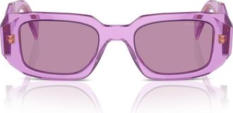Prada 0pr 17ws Geometric Rectangular Sunglasses