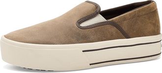 Ariat Skylar Slip-On Womens Shoes Brown Bomber : 9.5 B - Medium, Canvas/Leather