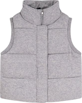 HUGO BOSS Focrina Virgin Wool And Cashmere Sleeveless Jacket