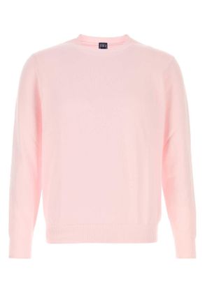 Fedeli Pastel Pink Cotton Sweater