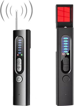 OEM Detector De Micr&oacute;fonos Esp&iacute;a, Localizador De Rastreadores Gps, Dispositivo Anti, Espionaje, Seguridad Personal, Negro, Tama&ntilde;o Compacto, 1 Unidad
