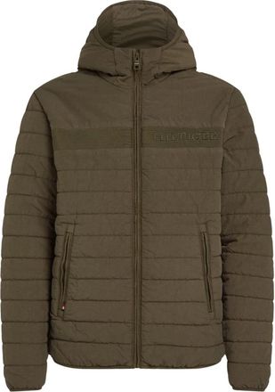 Tommy Hilfiger Hooded Jacket - Heren - Winterjassen - Groen - 2XL - Leer - Jassen