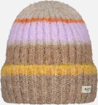 Barts Womens Barts Womens Haputale Colorful Stripes Beanie - Cream - Size: ONE size
