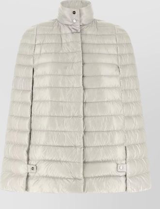 Herno down quilted cape puffer jacket
