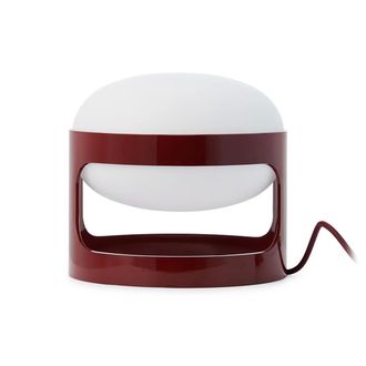 Kartell KD28 Tischleuchte, burgunderrot
