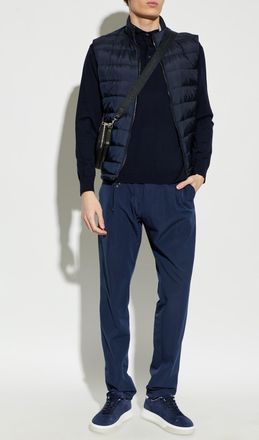 Paul & Shark Puffer Vest, Mens, Navy Blue