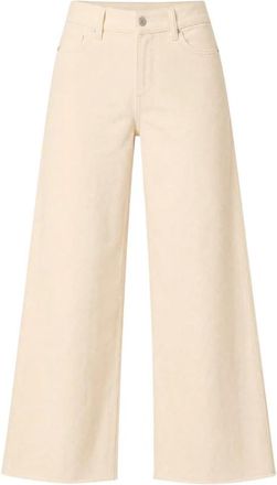 Paige Anessa Wide Leg Jean - Dames - Loose Fit Jeans - Geel - W26 - Denim - Jeans