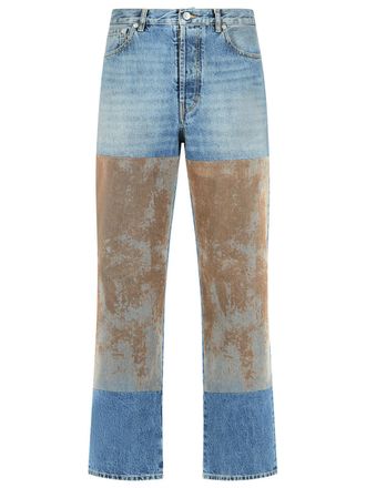 Maison Margiela Blue Cotton Jeans