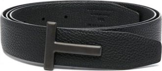 Tom Ford 30MM REVERSIBLE BLACK T BELT Size: 105, colour: BLACK