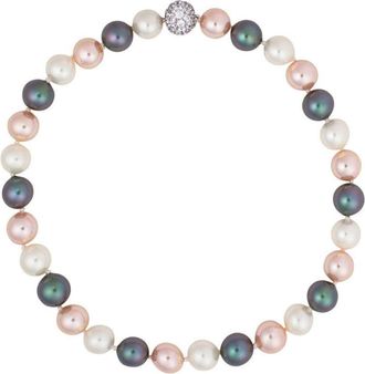 Fantasia faux-pearl sterling silver necklace - women - Sterling Silver/Faux Pearl - One Size - Neutrals