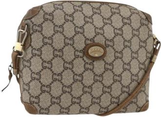 Gucci Pre-owned Vintage Schoudertas - Dames - Vintage Schoudertas - Beige - ONE Size - Leer - Vintage