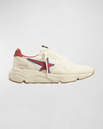 Golden Goose Men & apos;s Running Sole Nylon Runner Sneakers