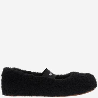 Moon Boot Moon Boot Shearling Ballerinas mit Logo