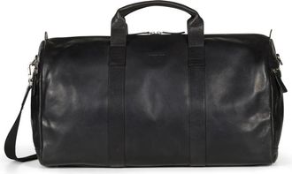 Howard London Weekend Bag Connor - Heren - Weekendtassen - Zwart - ONE Size - Leer - Tassen