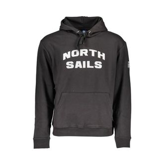 North Sails Heren, Sweatshirts & Hoodies, Zwart, Maat: XL Katoen