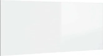 vidaXL Cabecero Cama Madera Contrachapada Blanco Brillo 200x1,5x80 Cm Vidaxl