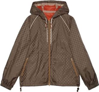 Gucci GG Fabric Zip Jacket Dark Brown 755546-Z8BJK-2079