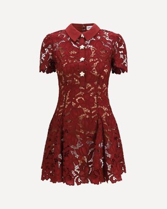 Self Portrait Short lace Dress Female 10