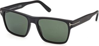 Tom Ford Calder Ft 1205 02N Zonnebril - Heren - Zonnebrillen - Zwart - 55 MM - Accessoires