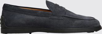 Tod's Mocassino penny in pelle scamosciata con logo T Timeless