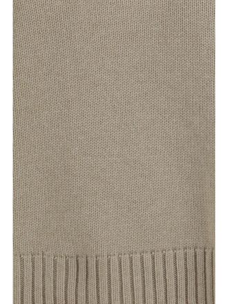 Loro Piana Womens Cashmere Crewneck Sweater Parksville Natural Melange (capra Hircus)