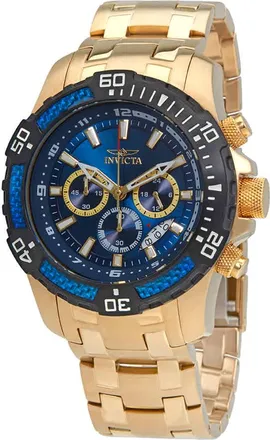 Invicta Pro Diver Chronograph Blue Dial Mens Watch 24856