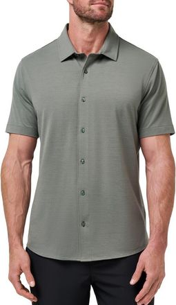 Travis Mathew The Heather Polo in Dark Olive at Nordstrom, Size Xx-Large