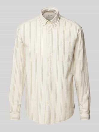 For&eacute;t Regular Fit Freizeithemd mit Brusttasche Modell CAMP in Offwhite, Gr&ouml;&szlig;e L