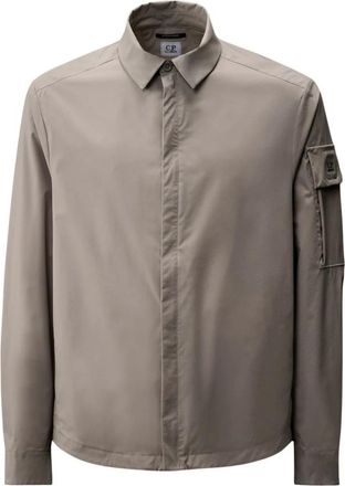 C.P. Company Metro-Tek Overshirt - Heren - Zomerjassen - Grijs - 3XL - Polyester - Jassen