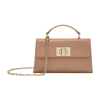 Furla Handbags, female, Beige, Size: ONE SIZE Furla 1927 Mini Bag