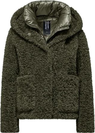 Bomboogie Cappotto corto effetto shearling - - Jackets - Donna - Verde - M