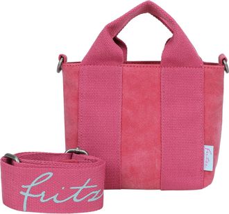 Fritzi Aus Preu&szlig;en Fritzi Bini Shoulder Bag Faux Leather Womens Crossbody Handbag Festival City Vegan Adjustable Webbing Strap 15.5 x 20 x 7 cm - Black, Green, Pink, Bei