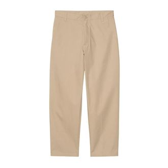 Carhartt Work in Progress Carhartt Wip, Straight Trousers, male, Beige, Size: W31 Calder Pant