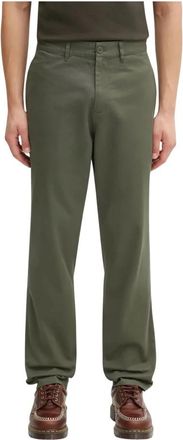 Fred Perry Slim Fit Trouser - Heren - Straight fit broeken - Groen - W36 - Katoen - Broeken