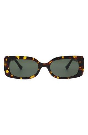 Florence By Mills 52mm Rectangular Sunglasses in Tort at Nordstrom Rack