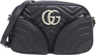Gucci Borsa a spalla Pre-owned GG Marmont 798715 Aadpj - - Pre-owned - Donna - Nero - ONE SIZE