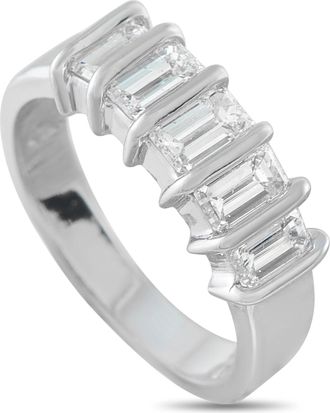 Luxury Bazaar 14K White Gold 1.25ct Diamond Ring MF13-062426
