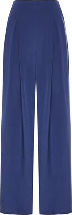 Max Mara Pleated Broeken - Dames - Wijde Broeken - Blauw - 2XS - Broeken