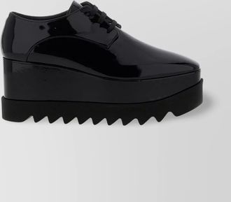 Stella McCartney patent platform oxford shoes