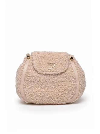 Ermanno Scervino White Veda Textured Polyurethane Shoulder Bag