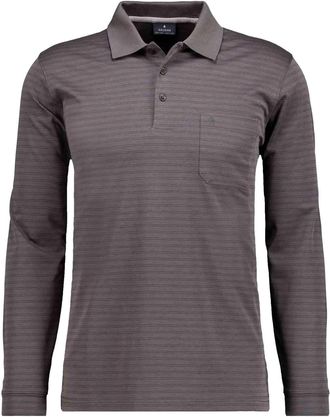 Ragman Poloshirt RAGMAN, Herren, Gr. 5XL, anthrazit, Baumwollmischung, regular fit, ohne Ausschnitt, Shirts Poloshirt